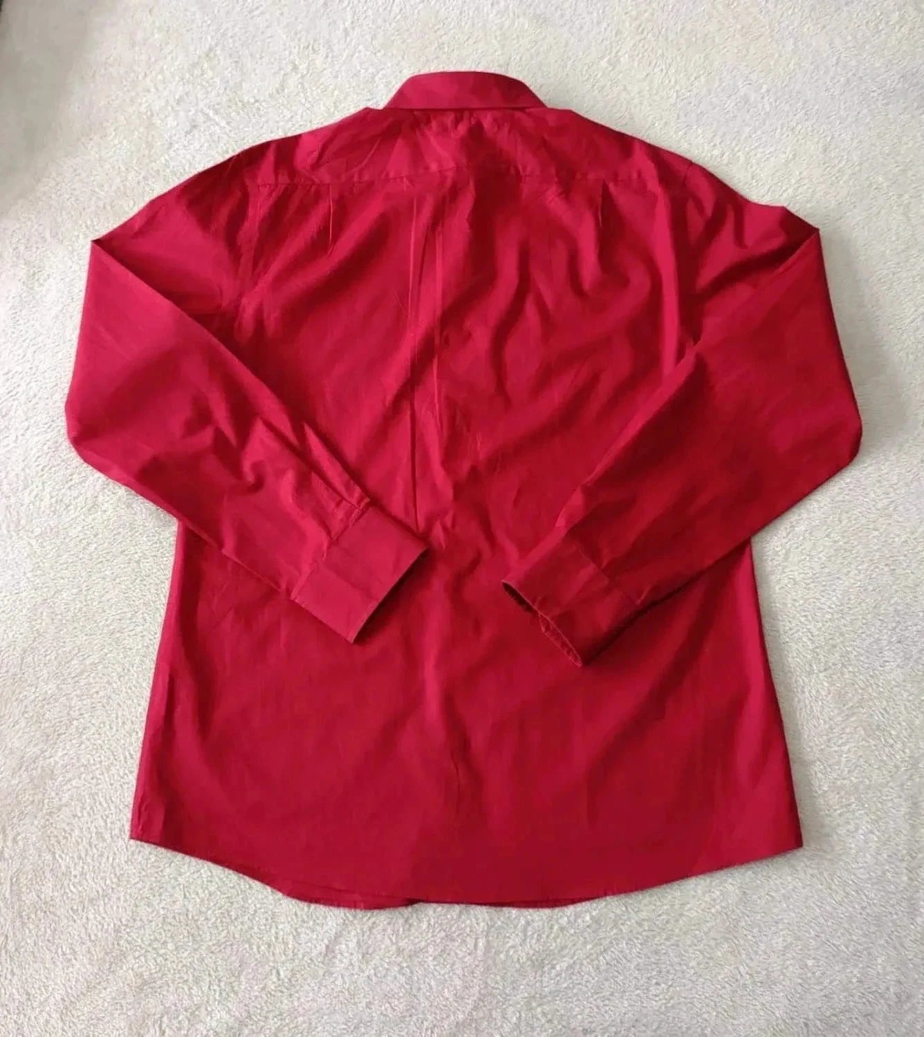 Tommy Hilfiger red shirt Size 16 34-35 Slim Fit – photo 2